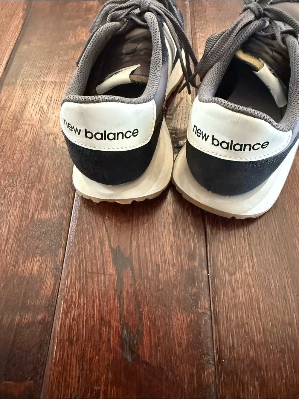 New Balance Gray, Black & White Runner Sneakers - Picture 4 of 4